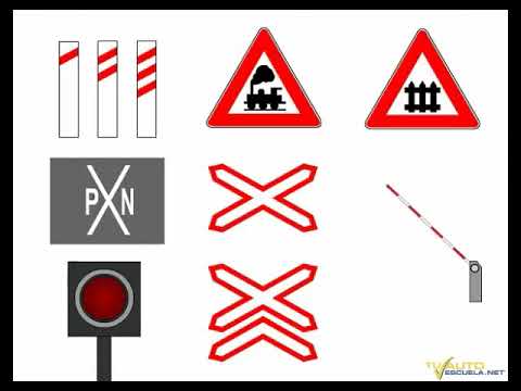 Paso a nivel, con barrera y sin barrera, y sus señales  Comportamiento en los túneles