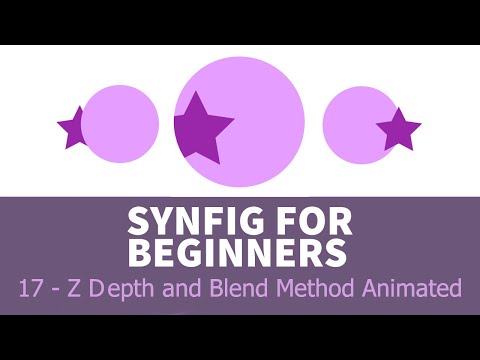 Synfig for beginners: 17 - Z Depth and Blend Method Animated
