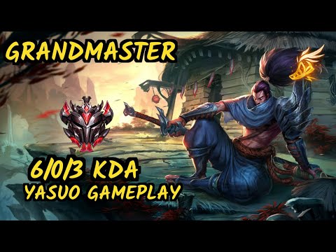 PNGS Baca (YASUO) vs KARMA - 6/0/3 KDA MID GAMEPLAY - EUW Ranked GRANDMASTER
