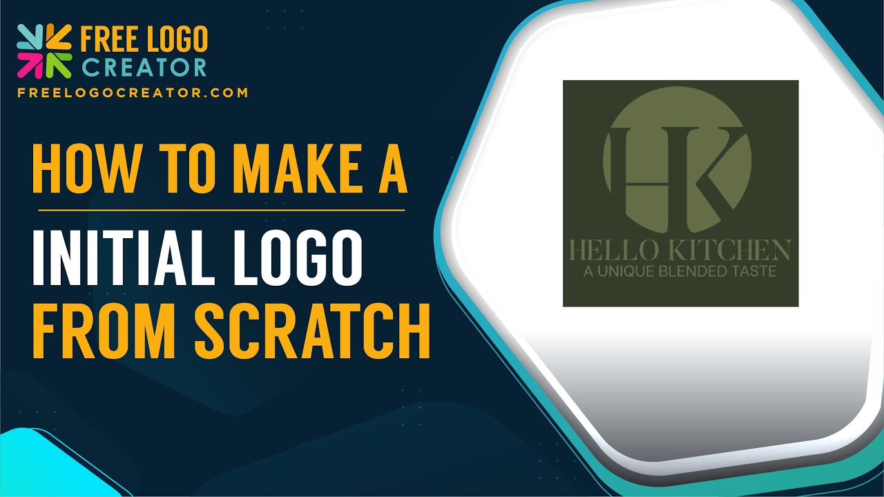 Create Initial/Letter Logo From Scratch