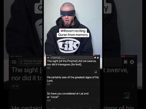 Ex Christian recites Surah Al Mulk in Arabic Convert to Islam