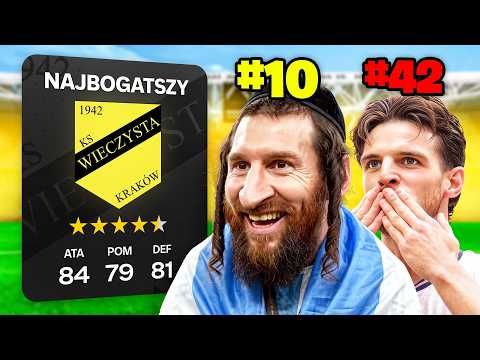 💰 NAJBOGATSZY KLUB W POLSCE ale dodaję po 1 ZAWODNIKU z każdym NUMEREM KOSZULKI aż WYGRAM LM! 💰