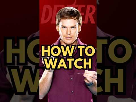 The BEST Ways To Watch Dexter #shorts