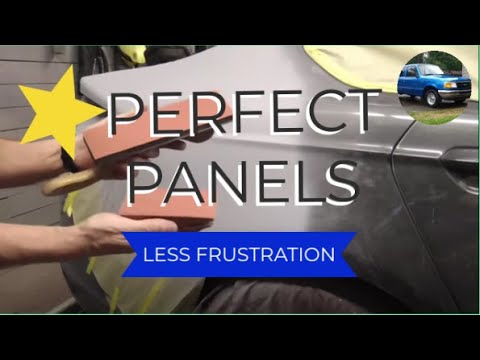 How to Get Perfect Auto Body Panels - Block Sanding Primer Surfacer