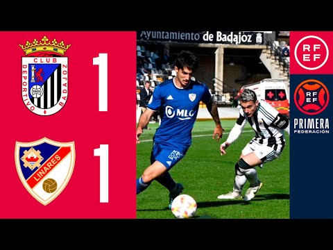 RESUMEN #PrimeraFederación | CD Badajoz 1-1 Linares Deportivo | Grupo 1 | Jornada 17