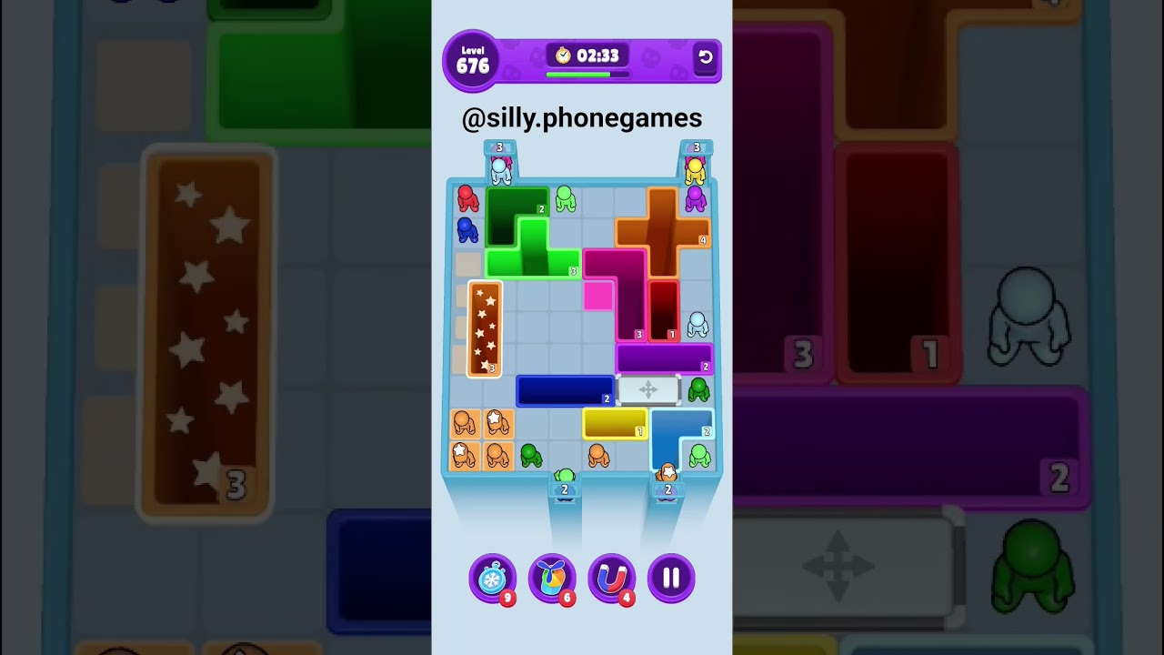 Drop Away Level 676 Walkthrough Solution