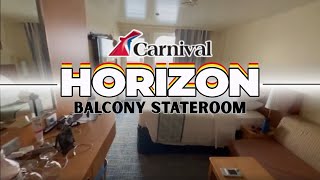 Carnival Horizon Balcony Room Tour | Stateroom 8380