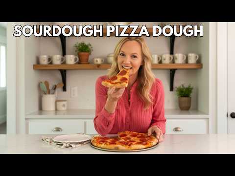 How to Make Easy No-Fail Sourdough Pizza Dough - Recipe for Beginners