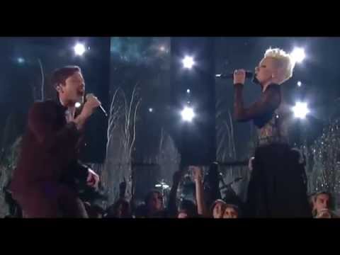 Pink feat Nate Ruess - Just Give Me A Reason  at The 56th Annual Grammy Awards 2014
