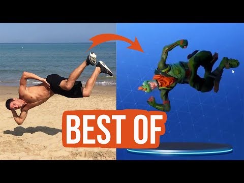 Top 10 Fortnite Dances IN REAL LIFE | patroX