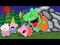 Zombie Apocalypse Poor Peppa Her Dad Turned Into A Monster Peppa Pig Animation