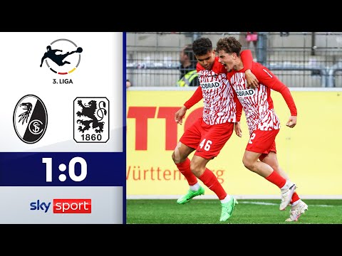 Dritter Heimsieg in Folge! | SC Freiburg II - TSV 1860 München | Highlights - 3. Liga 2023/24