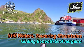 Virtual Kayaking | Still Waters, Towering Mountains: Gliding Beneath Svolværgeita