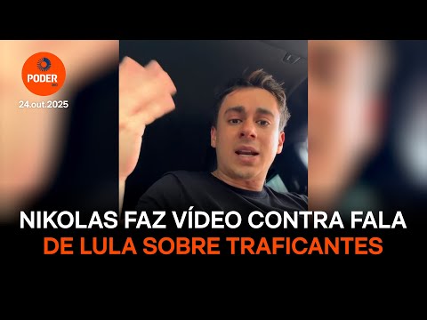 Nikolas makes a video against Lula's speech about drug traffickers: "Congratulations to those inv...