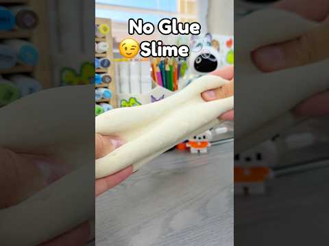 😆Fun No Glue Slime Recipe!? #slime #slimerecipe #noglueslime #diy #thingstodo #fun