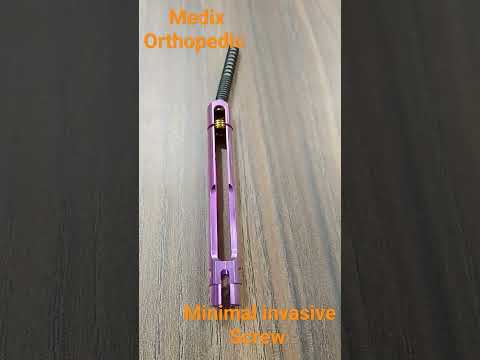 Titanium minimally invasive pedicle screw, mis poly