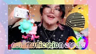 🩷🃏Communication Cards Tour! ASD | diy Age Regression SFW