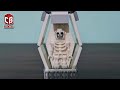 How To Build LEGO Skeleton With Coffin MOC Lego Compatible Skeleton Lego Moc