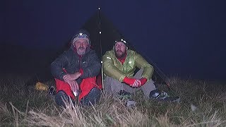 Alpkit rig 7 tarp | Nordisk Halland 2 | Camping in the rain and wind | Lake District | Place Fell