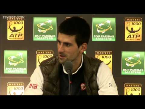 Djokovic Presser After Paris Loss To Querrey