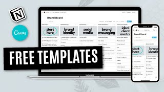 - Like, Comment, & Subscribe! - Organize & Build A Brand Identity (FREE NOTION TEMPLATE)