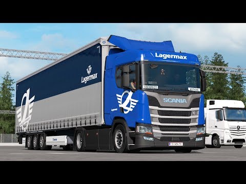 ETS2 1.33 open beta Scania R450 Salzburg - Kapellskär  Part 2/2