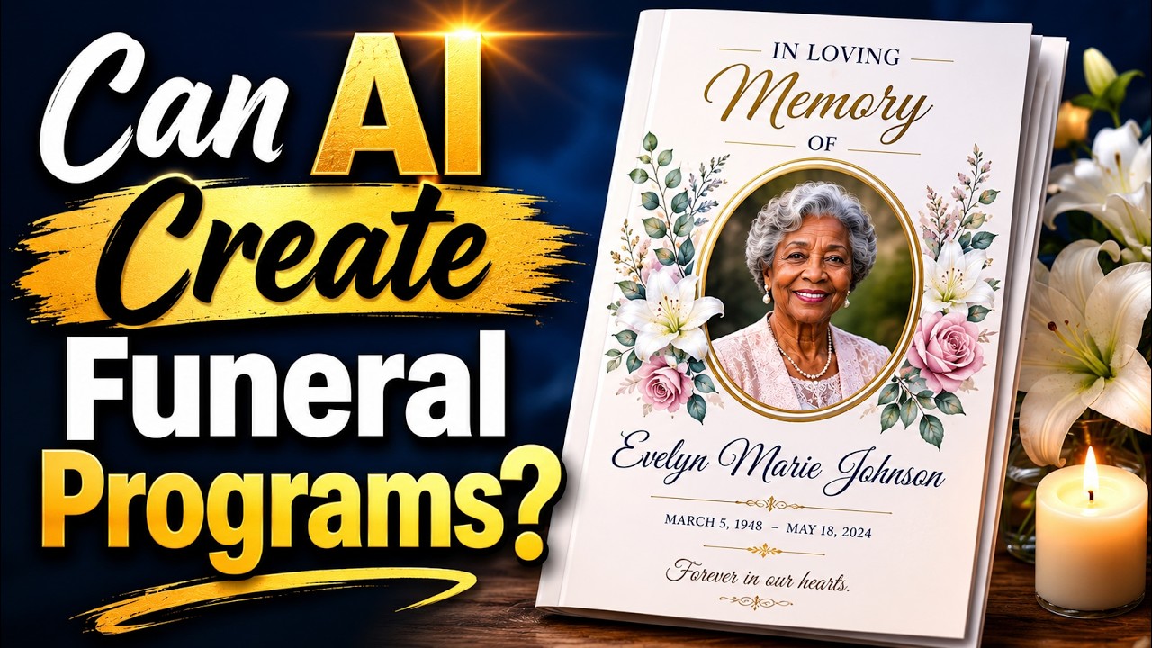 Can AI Create Funeral Programs?