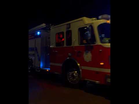 Móvil B-2 de 2cia de bomberos de Llay-Llay en dirección a 10-7