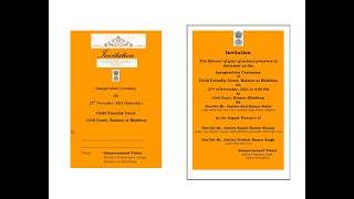 Inauguration of Child Friendly Court, Kaimur at Bhabhua by Hon’ble Mr. Justice Anil Kumar Sinha;?>