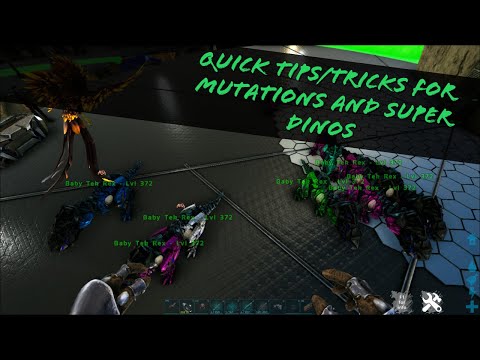 QUICK TIPS/TRICKS FOR BREEDING SUPER DINOS AND GETTING MUTATIONS