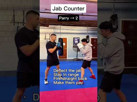 Stop parrying the jab without answering back.