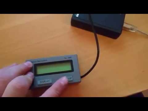 Text Programmierung einer Hänsch LI2000 LED Matrix BE mit  M4-DMC M4 ProgrammerFW 2.30H