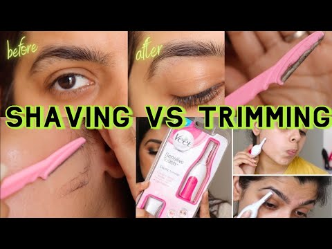 Shaving vs Trimming |  Facial Hair Removal Routine | Hard & Thick hair Growth? | Aditi Singh