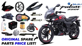 Bajaj Pulsar 220F Original Body Spare Parts Price 2022 😍🔥 || Purchase Spare Parts ☎️ : 9893235053
