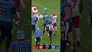 CLARENCE HICKS SACKS CHAD KELLY ???? #sack #cfl #football #stampeders