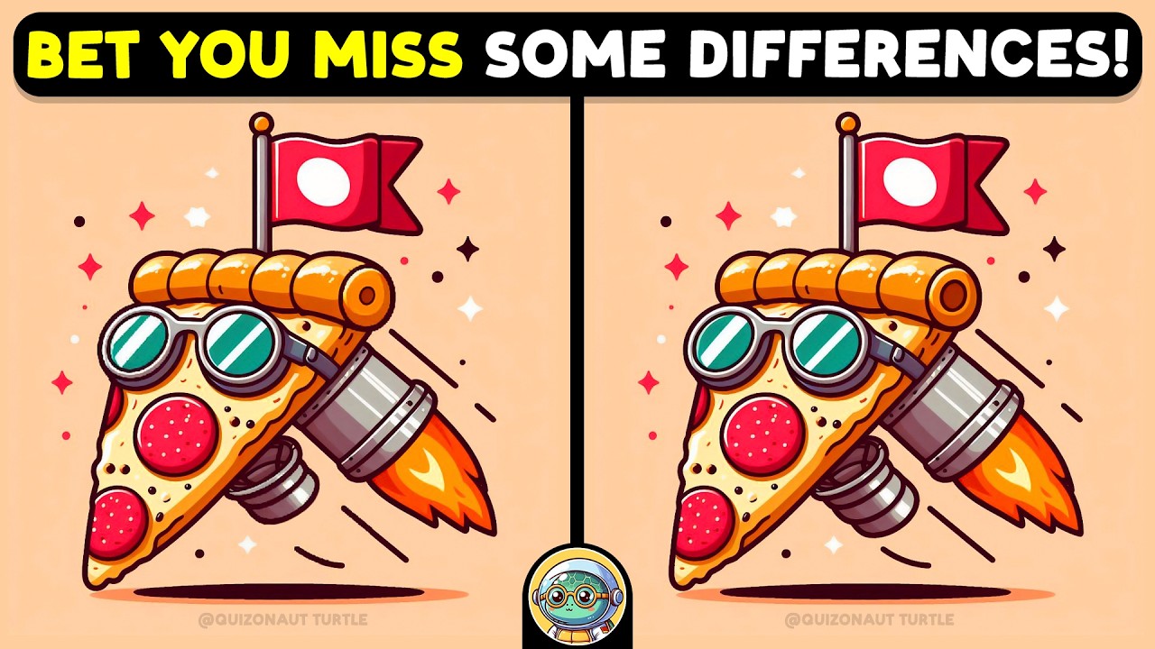 🐢🧩 Spot 3 Differences | Crack the Visual Code 🧩🐢