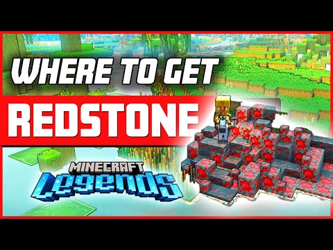 Where to find REDSTONE in Minecraft Legends | Which Biomes