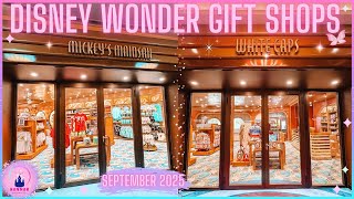 Disney Wonder Cruise Ship Gift Shops Tour September 2025 Alaska Come Shop With Me New Merch Vlog