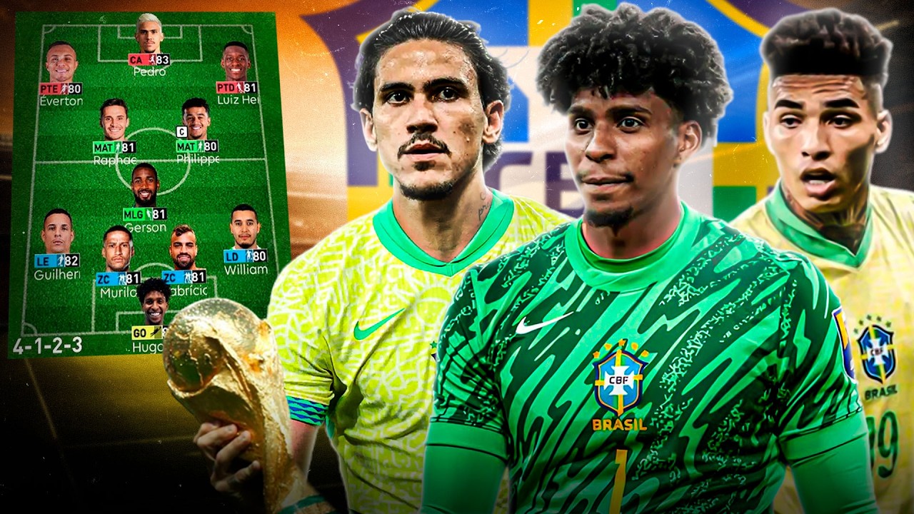COPA DO MUNDO 2026 MAS SÓ CONVOCANDO JOGADORES DO BRASILEIRÃO !! - PES 2021 PATCH 100% ATUALIZADO