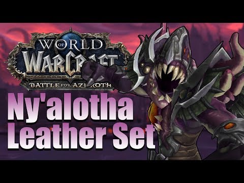 Ny'alotha LEATHER Set (LFR/Normal/Heroic/Mythic) - In Game Preview