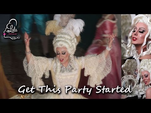 LaLa McCallan in "Get This Party Started" (Shirley Bassey version), a Modern Rococo Fantasy.