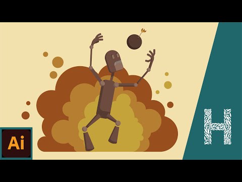 Бамбук паттерн в Adobe Illustrator