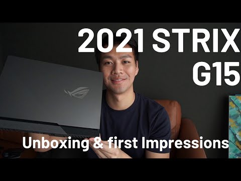 2021 Asus Strix G15 G513Q | Unboxing & First Impressions