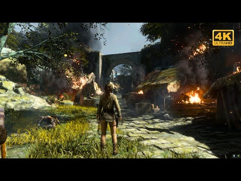 RISE OF THE TOMB RAIDER Gameplay Walkthrough Part 4 (4K 60FPS) No Commentary