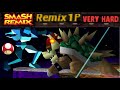 Smash Remix Classic Mode Remix 1P Gameplay With Giant Polygon Captain Falcon