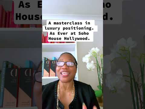 A masterclass in luxury positioning. As Ever at Soho House Hollywood 