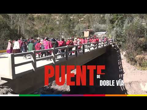 ENTREGA PUENTE QHULMAYU CHARI MUNICIPIO DE CHARAZANI
