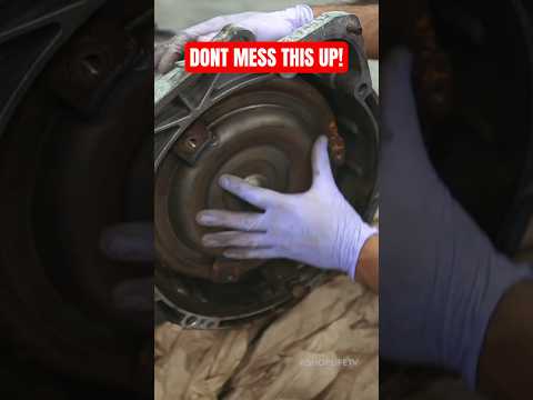 Don’t forget to do this!! Automatic transmission replacement important step! #shorts