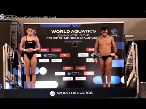 2024 World Cup Montreal - Mixed Synchro Platform Anna Lemkin Max Flory