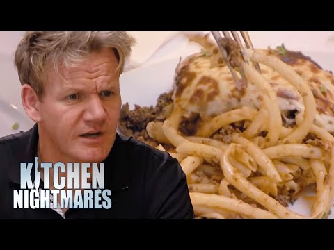 Gordon Says Greek Pastitsio "Like A Bland Pile Of WORMS!"